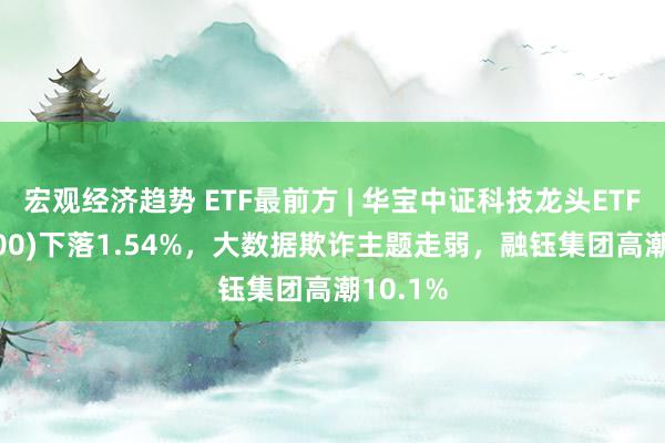 宏观经济趋势 ETF最前方 | 华宝中证科技龙头ETF(515000)下落1.54%，大数据欺诈主题走弱，融钰集团高潮10.1%