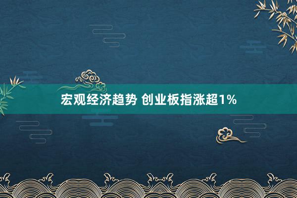 宏观经济趋势 创业板指涨超1%