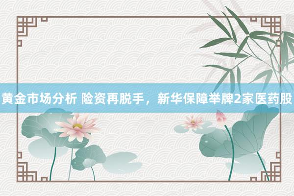 黄金市场分析 险资再脱手，新华保障举牌2家医药股