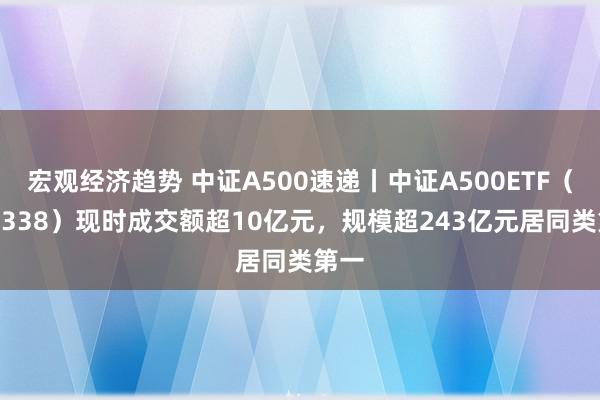 宏观经济趋势 中证A500速递丨中证A500ETF（159338）现时成交额超10亿元，规模超243亿元居同类第一