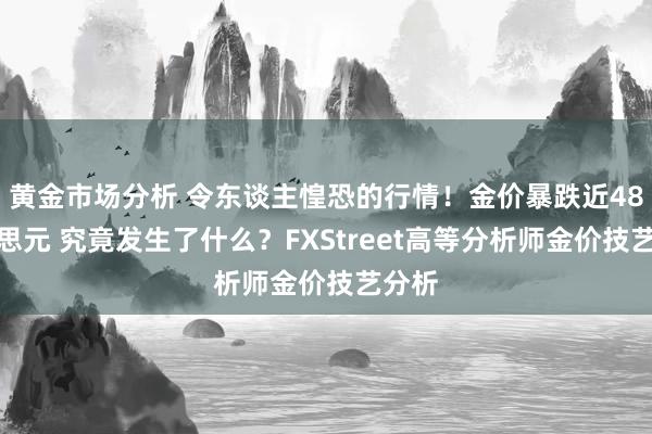 黄金市场分析 令东谈主惶恐的行情！金价暴跌近48好意思元 究竟发生了什么？FXStreet高等分析师金价技艺分析