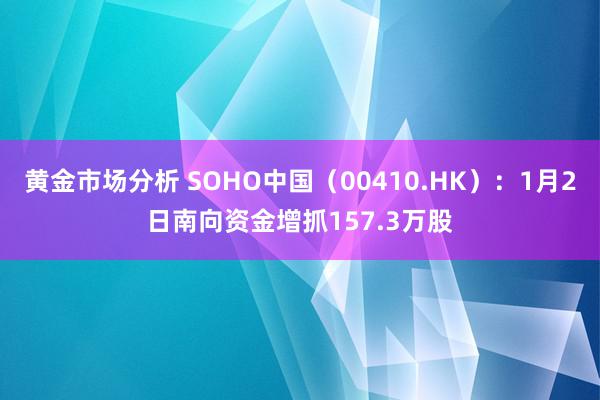 黄金市场分析 SOHO中国（00410.HK）：1月2日南向资金增抓157.3万股