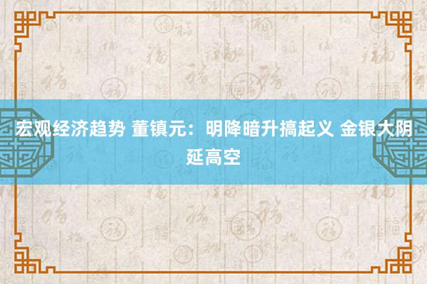 宏观经济趋势 董镇元：明降暗升搞起义 金银大阴延高空